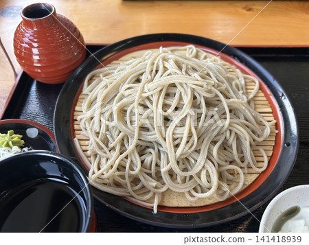 Cold soba noodles, a summer tradition, at a soba restaurant. Cold soba noodles, a summer tradition, at a soba restaurant. 141418939