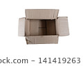 Open Cardboard Box 141419263