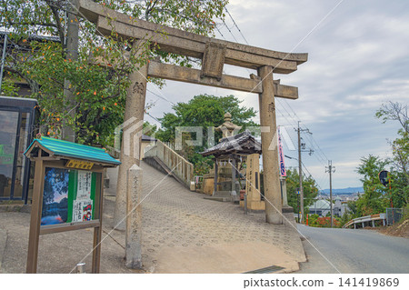 兵庫縣大石神社南鳥居門 兵庫縣大石神社南鳥居門 141419869