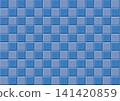 Raised square background (blue) 141420859