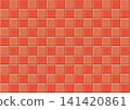 Raised square background (red) 141420861
