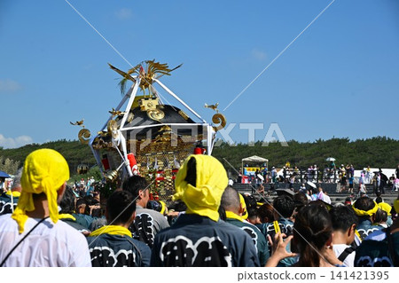 神奈川縣濱越祭的景象 神奈川縣濱越祭的景象 141421395