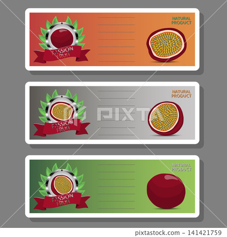 Sweet juicy tasty natural eco product passion fruit 141421759