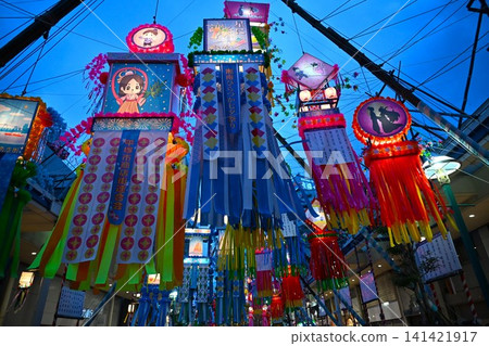 Scenes from the Shonan Hiratsuka Tanabata Festival, Kanagawa Prefecture Scenes from the Shonan Hiratsuka Tanabata Festival, Kanagawa Prefecture 141421917