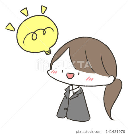 一個穿著勵志西裝的女人 一個穿著勵志西裝的女人 141421978