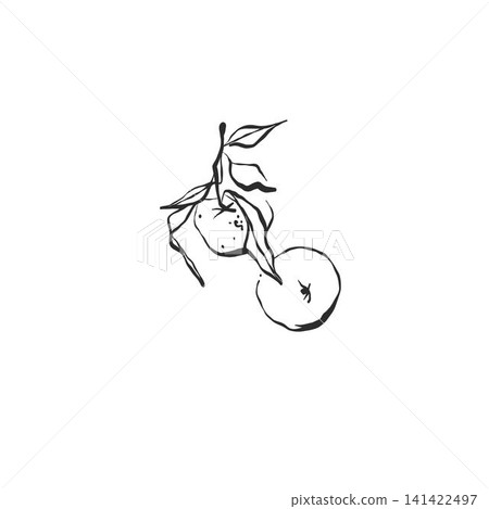 Continuous line drawing of graphic abstract fruits harvest ink sketch silhouette for food design and menu. Minimalist art style. Editable stroke. Doodle hand drawn vector illustration Continuous line drawing of graphic abstract fruits harvest ink sketch silhouette for food design and menu. Minimalist art style. Editable stroke. Doodle hand drawn vector illustration 141422497