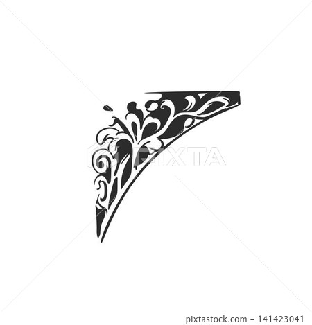 Hand drawn vector abstract outline,graphic,line vintage art ornament floral frame corner in calligraphic elegant modern style.Ornate floral vintage outline design concept.Vector frame elements. Hand drawn vector abstract outline,graphic,line vintage art ornament floral frame corner in calligraphic elegant modern style.Ornate floral vintage outline design concept.Vector frame elements. 141423041