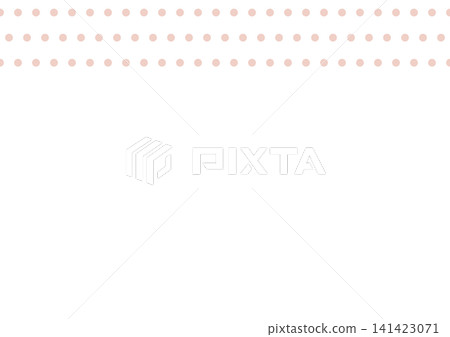 Card frame with a polka dot band, pink (transparent background) 141423071