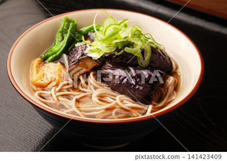 冷炸茄子蕎麥麵 冷炸茄子蕎麥麵 141423409
