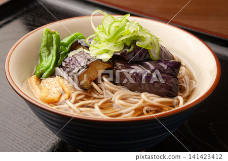 冷炸茄子蕎麥麵 冷炸茄子蕎麥麵 141423412