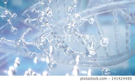 Transparent Molecular Structures and Scientific Formula Background 3d render. Transparent Molecular Structures and Scientific Formula Background 3d render. 141424480