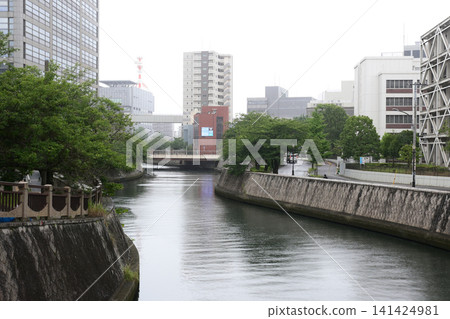 雨中的宮古川,千葉縣千葉市 雨中的宮古川,千葉縣千葉市 141424981