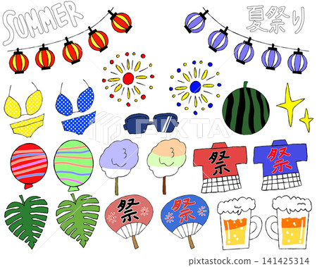 Midsummer Illustration Set Midsummer Illustration Set 141425314