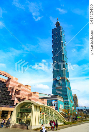 2015年台灣街景:台北市,台北101 2015年台灣街景:台北市,台北101 141425490
