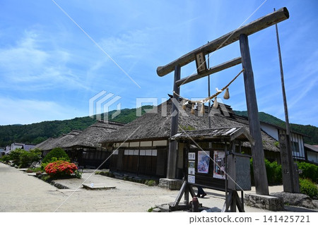 Ouchi-juku in summer, Fukushima Ouchi-juku in summer, Fukushima 141425721