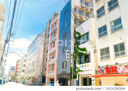 Yokohama's Kotobuki-cho, one of Japan's three major slum areas. 141426364