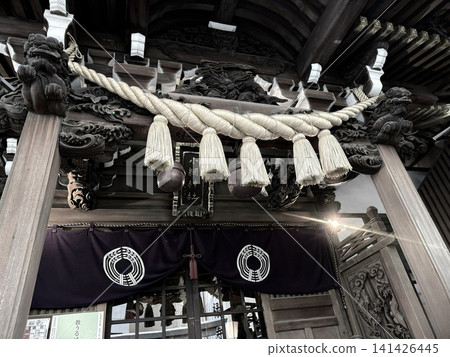 Koami Shrine in Tokyo during the rain Koami Shrine in Tokyo during the rain 141426445