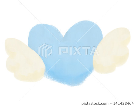 Pastel-style heart illustration Pastel-style heart illustration 141428464