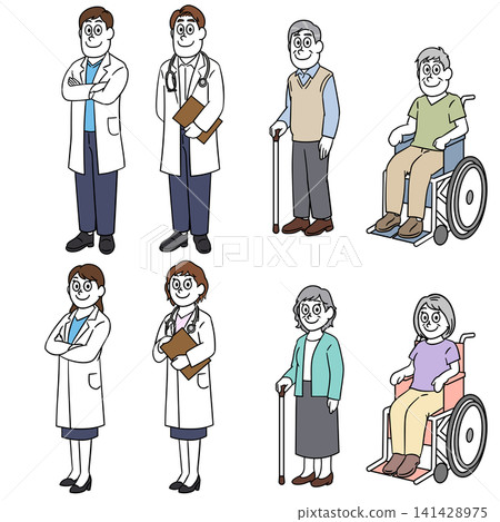 Hospital, People, Doctors and Patients Hospital, People, Doctors and Patients 141428975