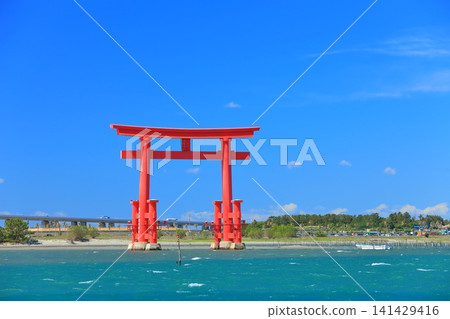 [Shizuoka Prefecture] Bentenjima Seaside Park under sunny weather 141429416