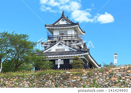 [Shizuoka] Hamamatsu Castle with fresh greenery 141429493