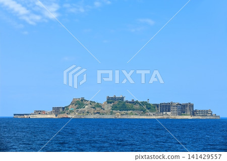 【長崎縣】晴天的軍艦島(工業革命遺產端島) 【長崎縣】晴天的軍艦島(工業革命遺產端島) 141429557