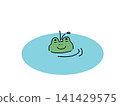 Frogs that are happy about the rain 141429575