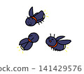 Fireflies flying around 141429576