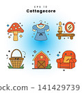 Cottagecore Aesthetic Icon Collection 141429739