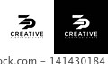 ZP or PZ initial letter logo design vector 141430184