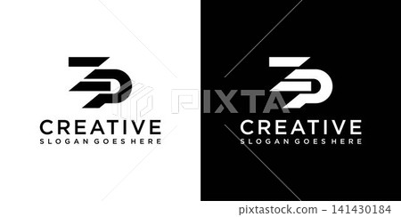 ZP or PZ initial letter logo design vector ZP or PZ initial letter logo design vector 141430184