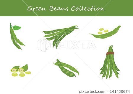green beans collection green beans collection 141430674