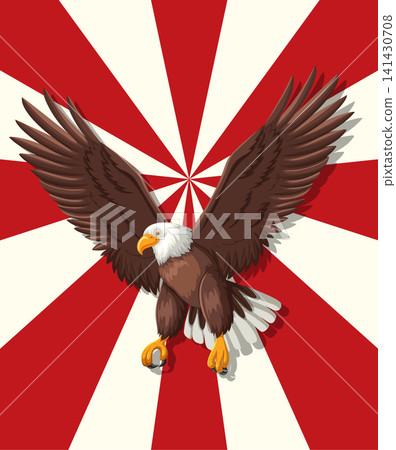 Majestic Eagle in Dynamic Vector Design Majestic Eagle in Dynamic Vector Design 141430708
