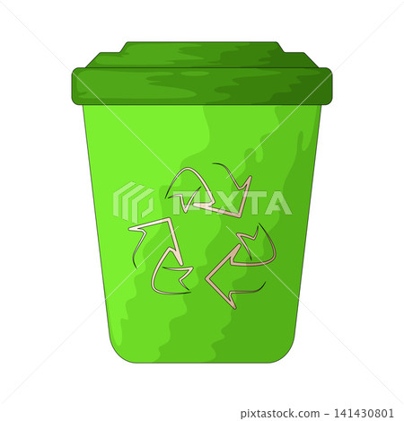 Illustration of Recycle Bin Illustration of Recycle Bin 141430801