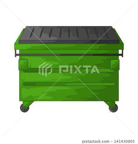 Illustration of Dumpster Illustration of Dumpster 141430805