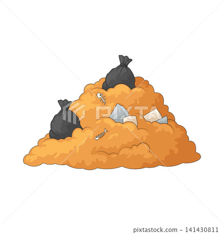 Illustration of Trash Pile 141430811