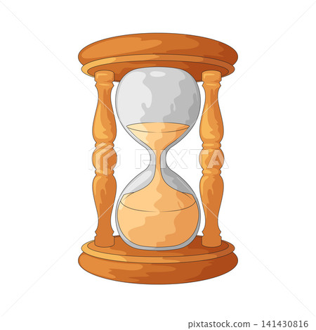 Illustration of Hourglass Illustration of Hourglass 141430816