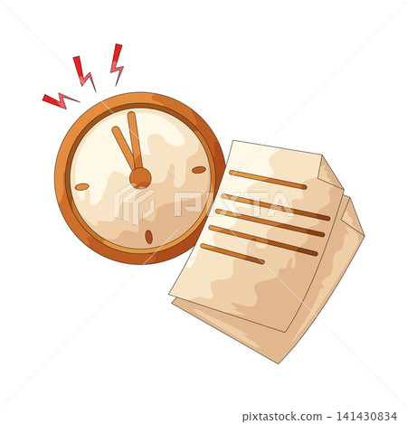 Illustration of Overtime Illustration of Overtime 141430834