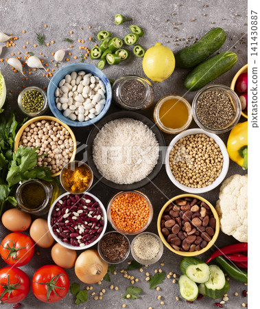 protein sources legumes grains vegetables eggs protein sources legumes grains vegetables eggs 141430887