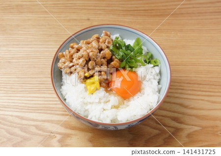 Natto rice Natto rice 141431725