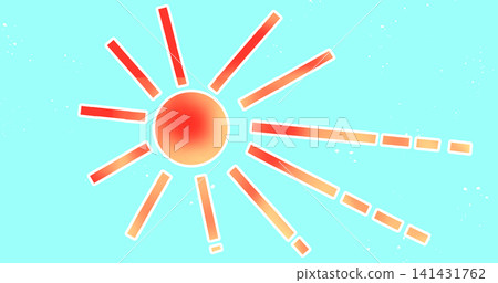 The sun, midsummer The sun, midsummer 141431762