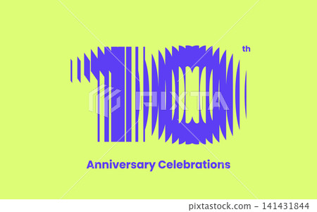 Anniversary logo or emblem design for event. Anniversary logo or emblem design for event. 141431844