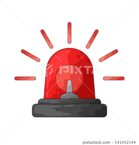 Illustration of siren light Illustration of siren light 141432144