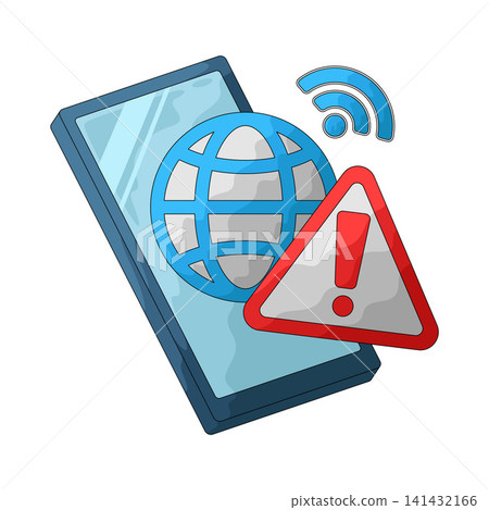 Illustration of Cyber Risk 141432166