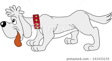 Hand-drawn animal illustration ☆ Dog Hand-drawn animal illustration ☆ Dog 141433235
