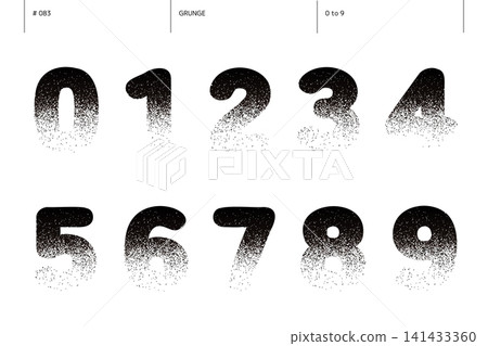 Grunge's set of numbers from 0 to 9_083 Grunge's set of numbers from 0 to 9_083 141433360