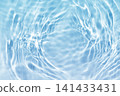 Water wave blue summer texture background 141433431