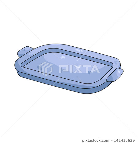 Illustration of serving tray Illustration of serving tray 141433629