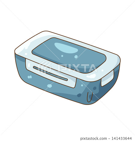 Illustration of lunch box 141433644