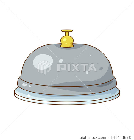 Illustration of cloche tray Illustration of cloche tray 141433658